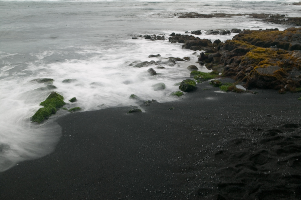 black Sand and Wave  IX