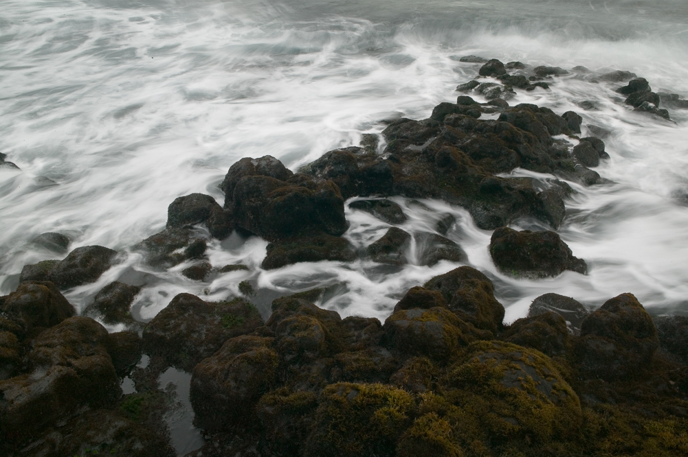 Swirling Water and Rocks