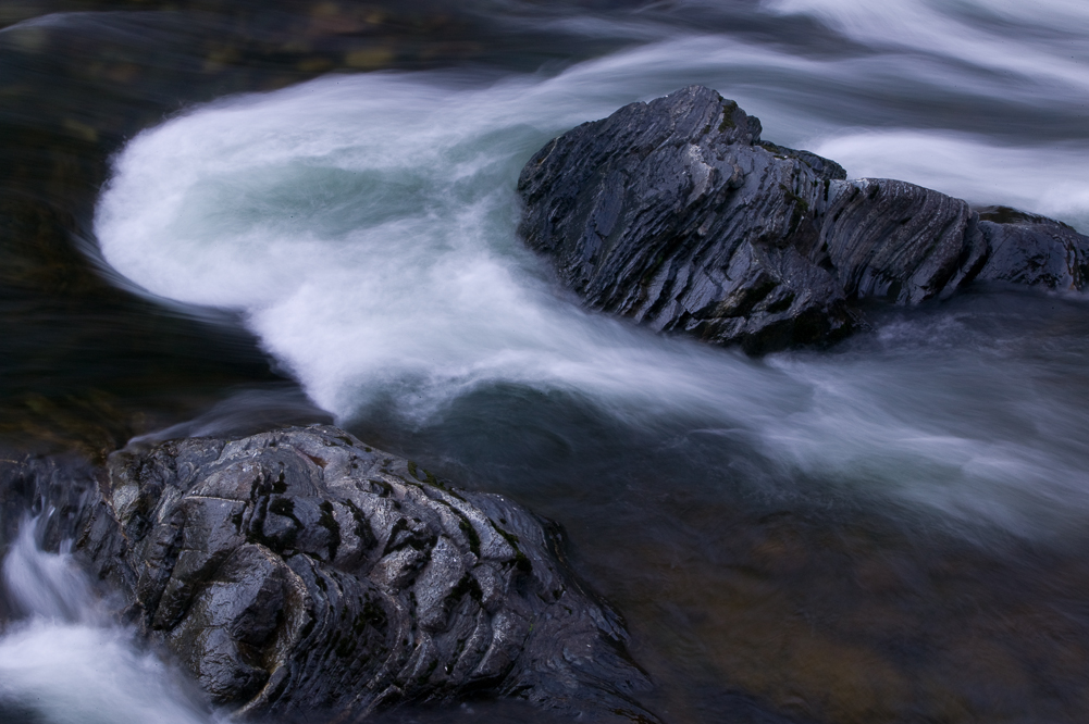 Rocks in the current