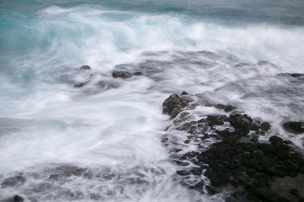 Lava in the surf