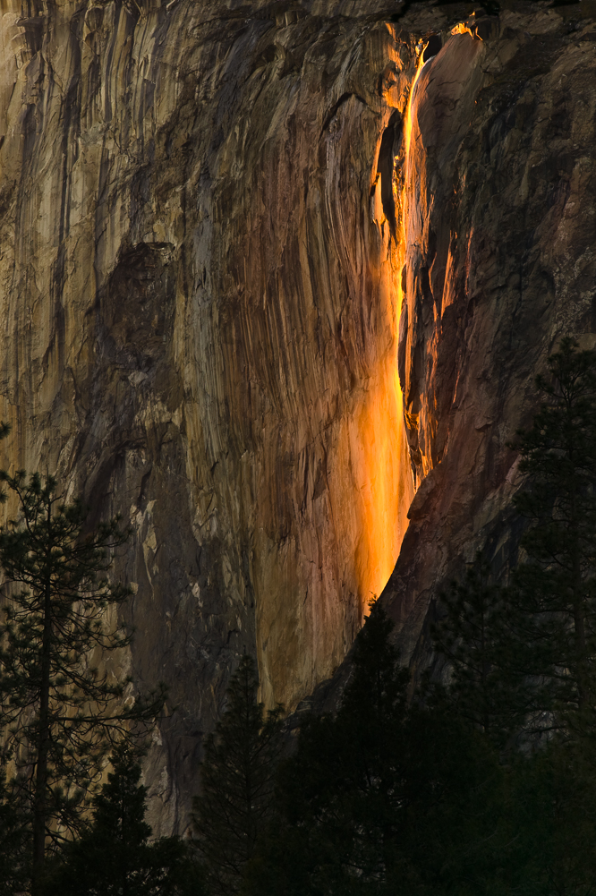 Horsetail Falls Fire Fall