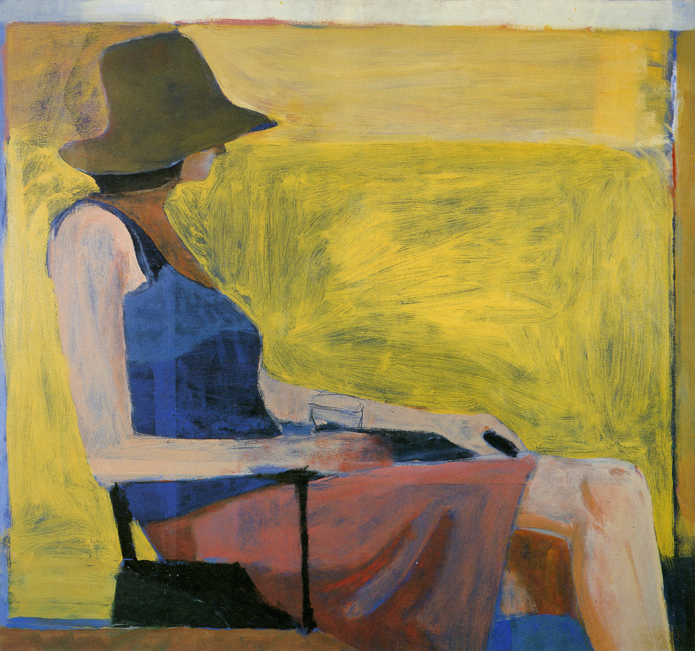 Seated Figure with Hat